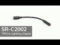 Saramonic SR-C2002 Adapter | Female 3.5mm TRRS Audio Jack to Apple Lightning Connector Cable