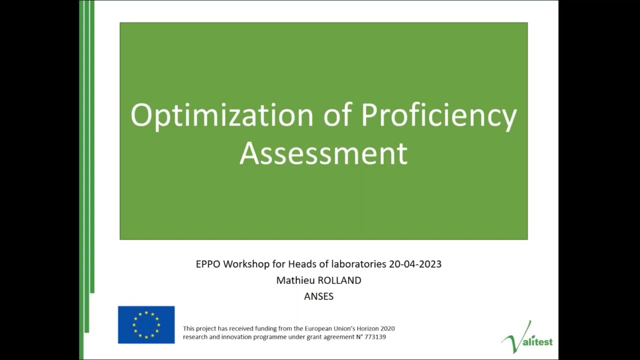 2.5 Optimization of proficiency assessment
