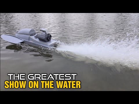 Pt5 Twin Motor Rc Drag Boat - Maiden Run, & Tuning - Twin Brushless Hydroplane