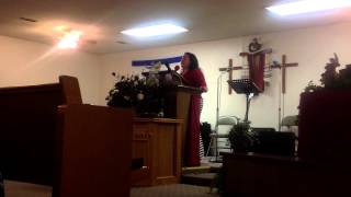 preview picture of video 'Katie Phillips preaching in Sanger TX,'