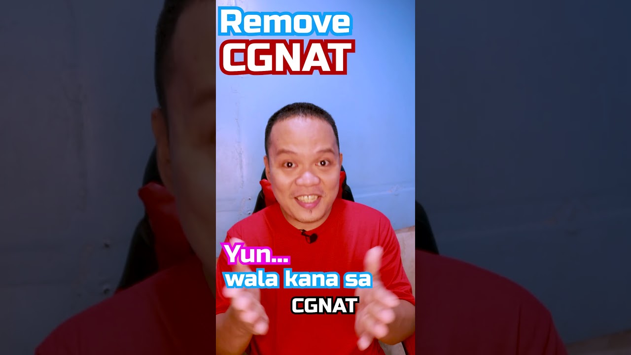Remove CGNAT on PLDT Fibr