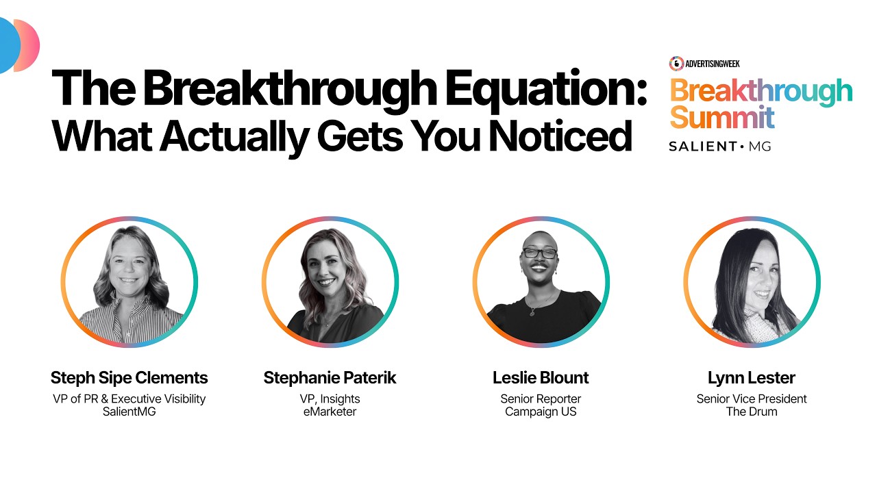 The Breakthrough Equation: What Actually Gets You Noticed | AWNY