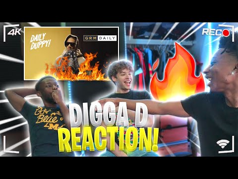 AMERICANS REACT TO  DIGGA D - DAILY DUPPY | GRM DAILY