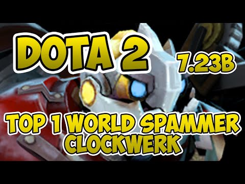 Top 1 World Clockwerk Spammer [3100+ Matches] [Dota 2] [7.23b] [M'A owes Waka $100 ] [Gameplay]