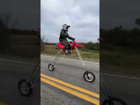 6 Foot Tall Dirt Bike!
