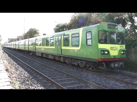 IE 8100 Class Dart Train number 8106 - Sandymount, Dublin