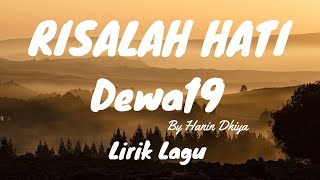 Download lagu RISALAH HATI - Dewa19 by.Hanin Dhiya (Lirik Lagu) mp3