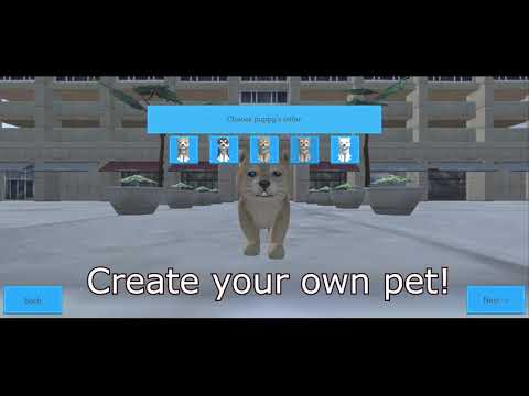 Cute Pocket Cat And Puppy 3D Video