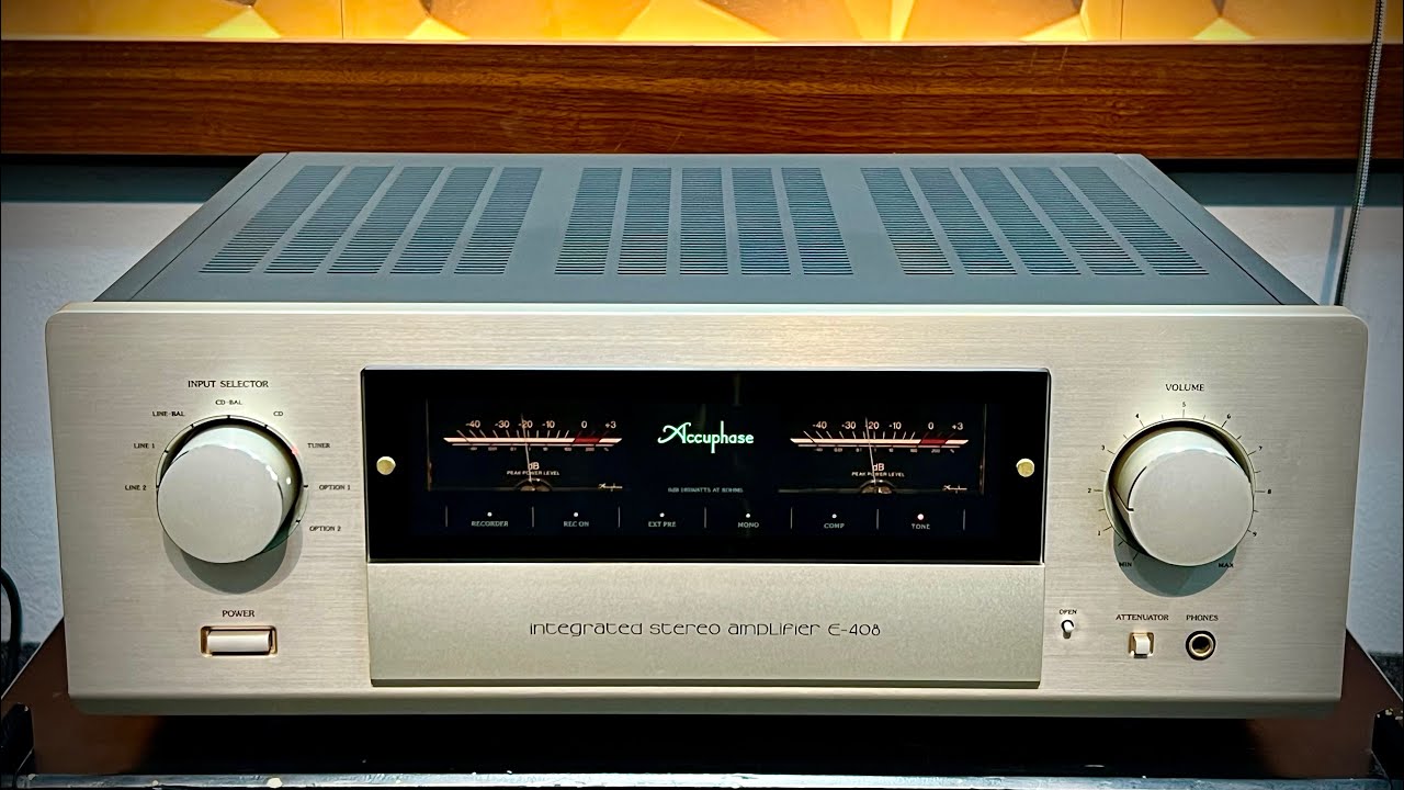 Siêu Phẩm Amply Accuphase E-408 Cực Đẹp Chất Âm Rất Hay