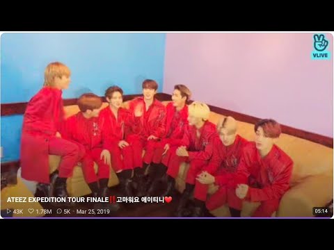 Ateez Vlive Eng Full Expedition Tour Finale 3-25-2019