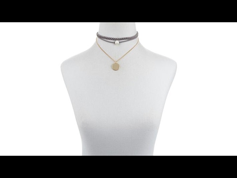 R.J. Graziano "High Style" TripleLayer Choker Necklace