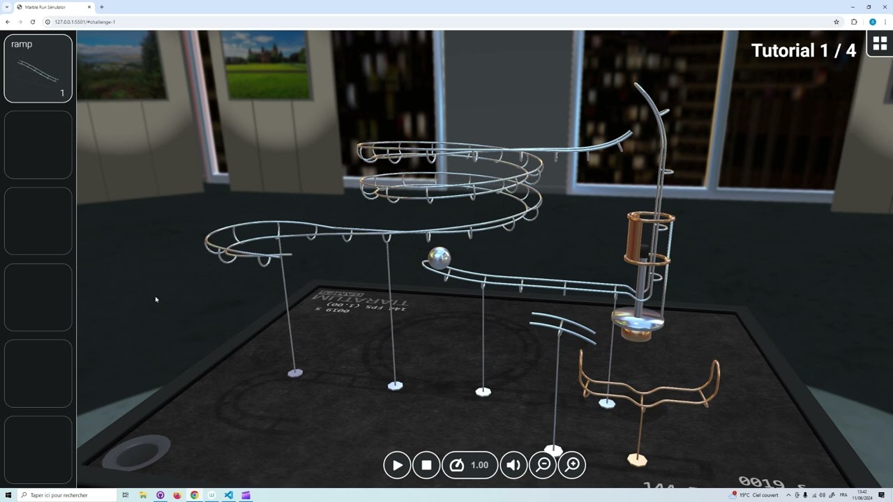 Marble Run Simulator - Tutorial
