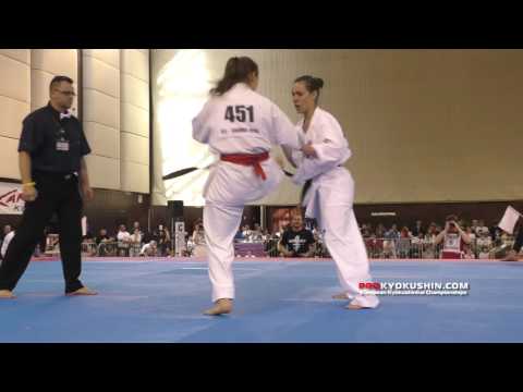 IKO EC 2016, fight for 3 place, -65 Bozianu Madena (Romania) - Aleksandra Matysiak (Poland, aka)