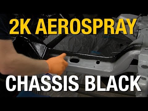 Fully Catalyzed Paint in a Can! 2K Chassis Black AeroSpray™ - Eastwood
