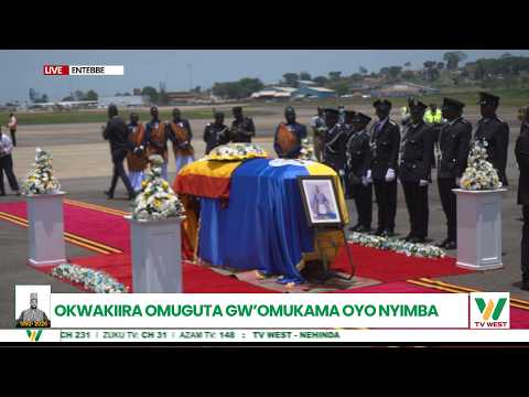 TV WEST LIVE: OKWAKIIRA OMUGUTA GW'OMUKAMA OYO AHA KISHAAYI ENTEBBE KURUGA AMERICA.