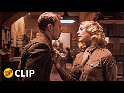 Steve Rogers & Lorraine - Kiss Scene | Captain America The First Avenger (2011) Movie Clip HD 4K