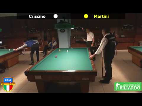 Criscino vs Martini - Ottavi Camp.ITA Biathlon 2017/18 Accademia del Biliardo Terni 15-16/9/2018