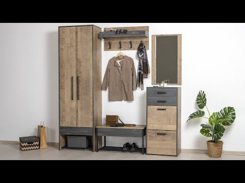 Миниатюра изображения товара Тумба в прихожую Mobi Трувор 13.241.06 (дуб гранж песочный К356/интра)