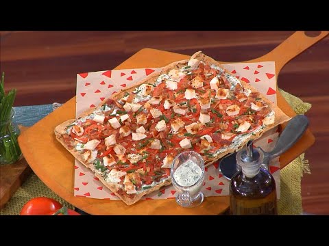 Bacon-Ranch Flatbread Pizza from Celebrity Chef Devin Alexander