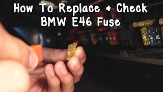 BMW Fuse Check/Replace DIY