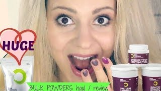 HUGE Bulk Powders HAUL / Review + Presentation of the brand
