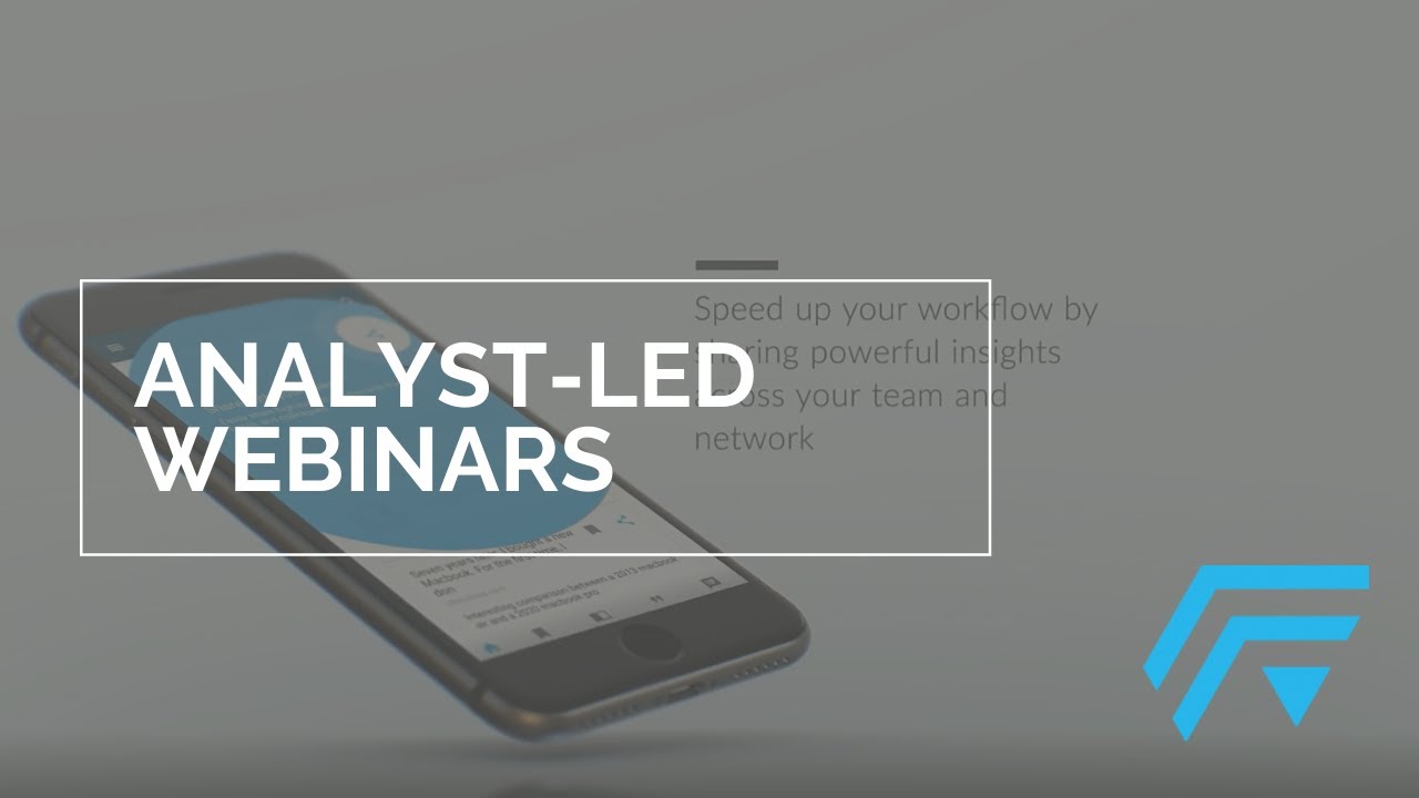 Analyst-Led Webinars | FrontierView Mobile