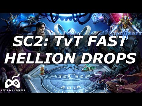 SC2 - TvT Fast Hellion Drops - Learning Experience
