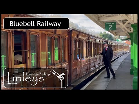 Bluebell Railway • Sheffield Park Station • Metropolitan 1890 Carriage set • Steam Railway