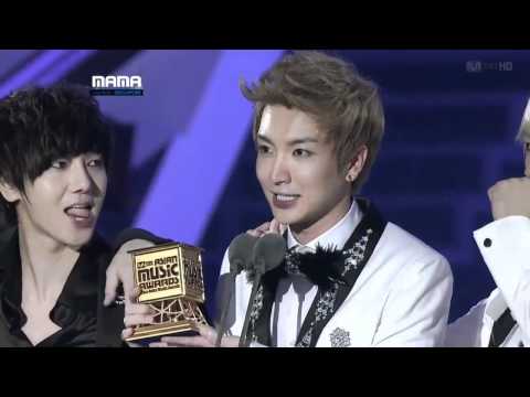 [111129][720p] Super Junior Winning Album of the Year Award @ MAMA 2011