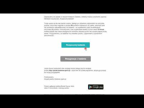 Wypełnianie ankiet na badanie-opinii.pl