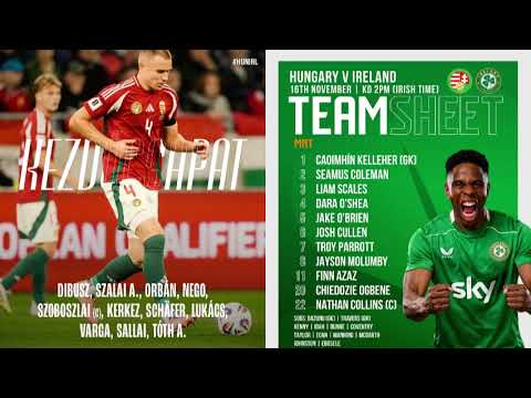 Hungary VS Republic of Ireland - 2026 FIFA World Cup Qualifying - RTÉ Radio Commentary
