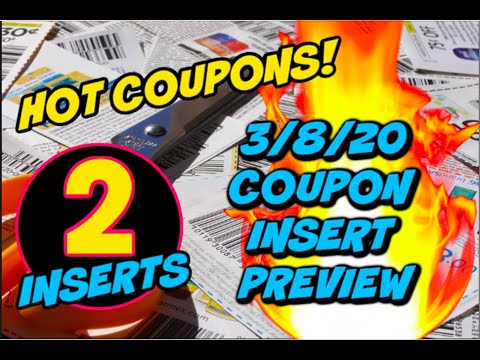 3/8/20 COUPON INSERT PREVIEW | 2 INSERTS & SOME GREAT COUPONS!