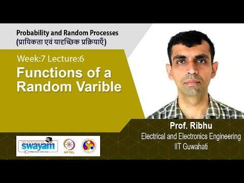 Probability and Random Processes प्रायिकता एवं यादृच्छिक प्रक्रियाएँ Introductory Video