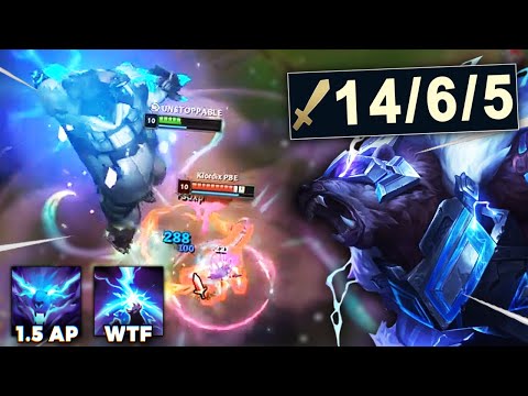 REWORKED AP VOLIBEAR IS NUTS!! JUST PRESS R AND WATCH THEM MELT - League of Legends
