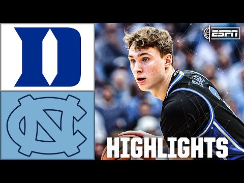🚨 RIVALRY 🚨 Duke Blue Devils vs. North Carolina Tar Heels | Full Game Highlights | ESPN CBB