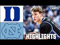RIVALRY Duke Blue Devils Vs North Carolina Tar Heels Full Game Highlights ESPN CBB