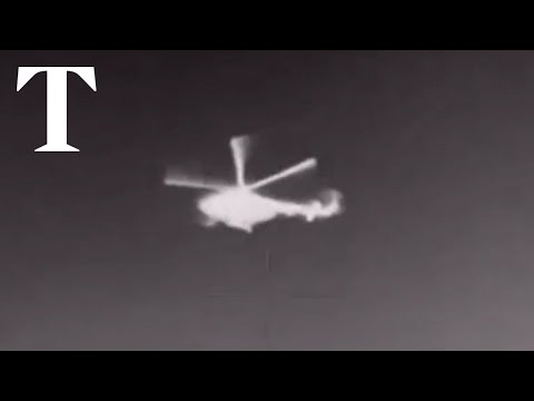 Ukrainian naval drone destroys Russian helicopter