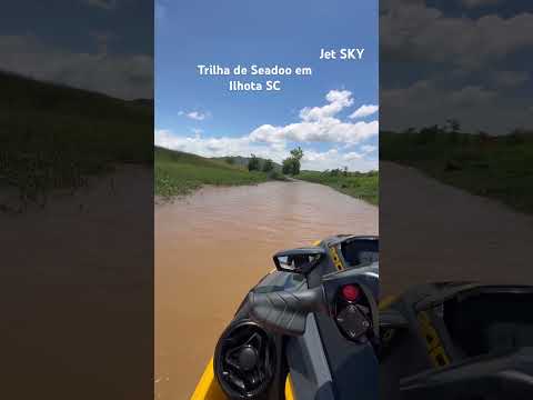 Trilha de jetski na cidade de Ilhota Santa Catarina. Seadoo e vida.