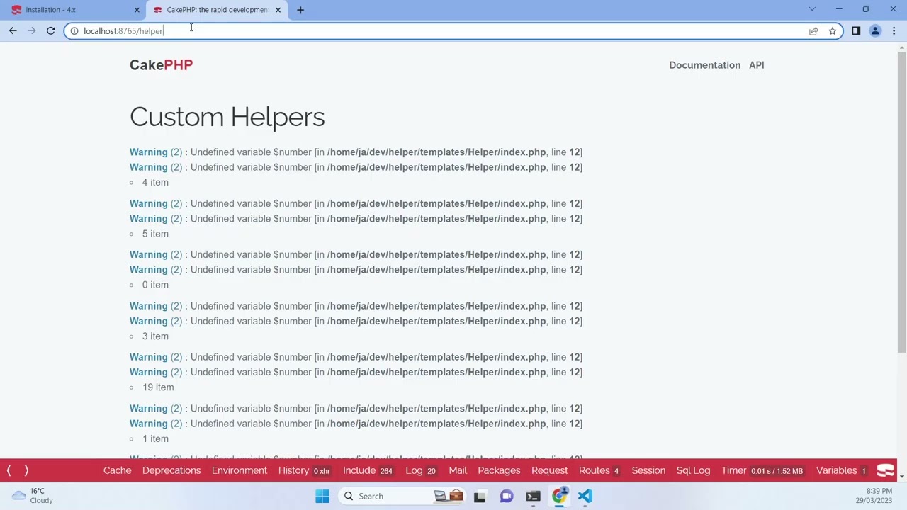 CakePHP 4 - Adding a Custom Helper