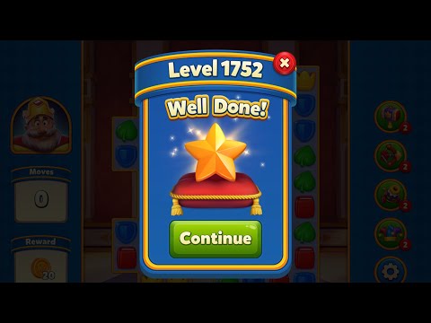 Royal Match - King Robert - Level 1752