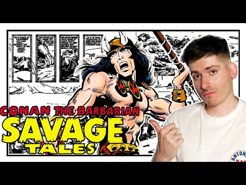 Unbelievable Art in Barry Windsor Smith's SAVAGE TALES of Conan The Barbarian!
