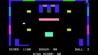 Apple II Game: Pinball (1977 Apple Computer)