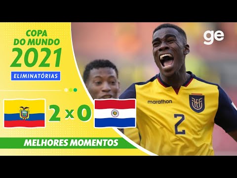 Gols e lances de Equador x Paraguai