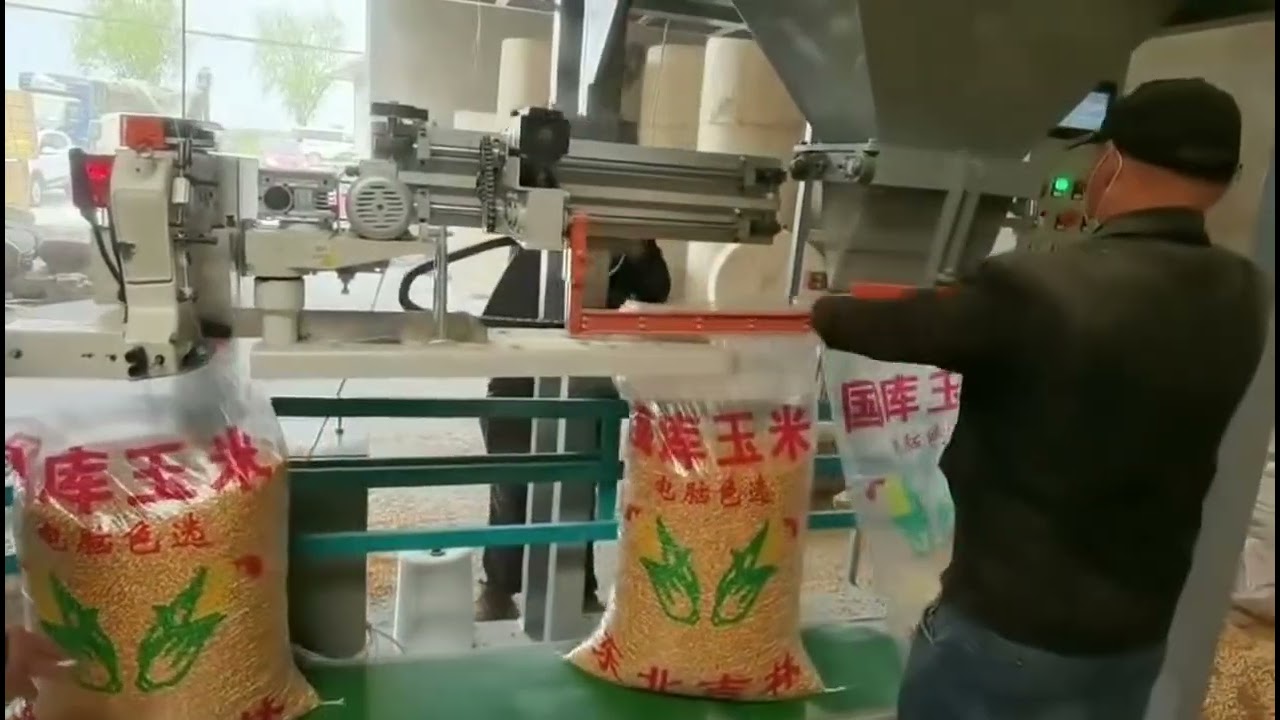 Semi-Auto 25kg Corn Packaging Machine for Farm Produce