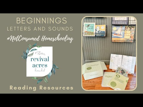 #NotConsumed Beginnings Letters & Sounds | Kindergarten Reading | Not using McGuffeys?!