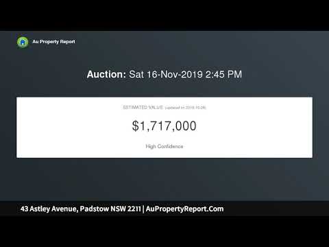 43 Astley Avenue, Padstow NSW 2211 | AuPropertyReport.Com