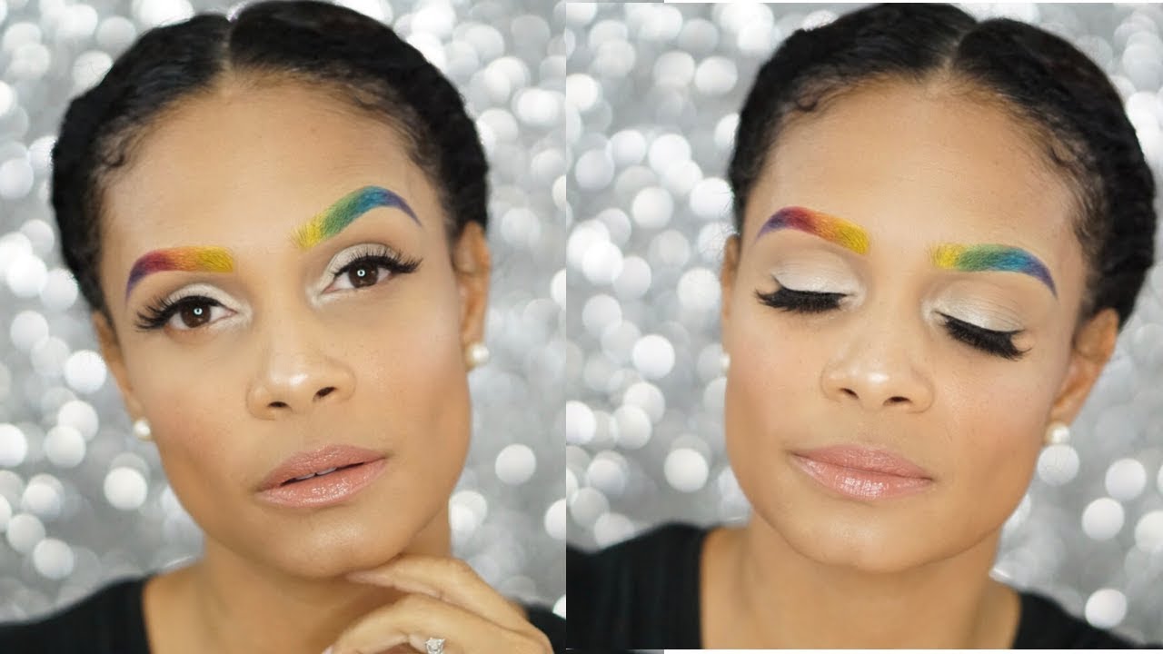 Makeup Tutorial: Rainbow Eyebrows