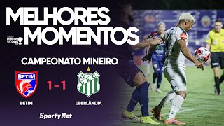 BETIM E UBERLÂNDIA EMPATAM NO MINEIRO!! Betim 1 x 1 Uberlândia | Melhores Momentos