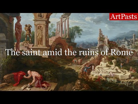 Maartin van Heemskerck, 'Landscape with St Jerome' (1547)