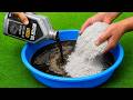 Mix USED MOTOR OIL with WHITE CEMENT and see the amazing results that SHOCKED everyone! 😱